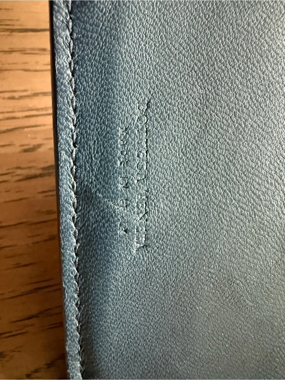 Bottega Veneta Navy Blue Intrecciato Leather Wallet